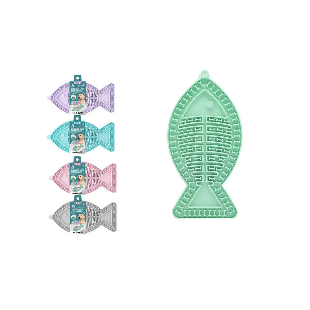 Plato antiansiedad forma de pez