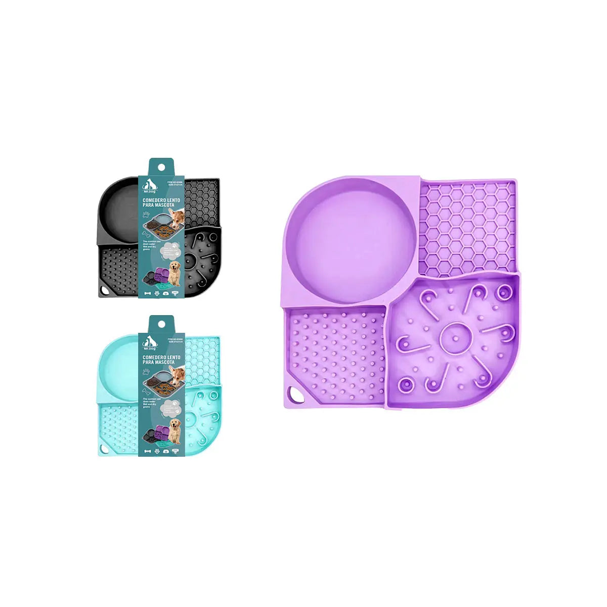 Comedero lento para mascotas